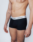 Calvin Klein Trunk Korte Boxershorts 3-Pack in Grijs, Zwart, Wit