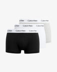 Calvin Klein Trunk Korte Boxershorts 3-Pack in Grijs, Zwart, Wit