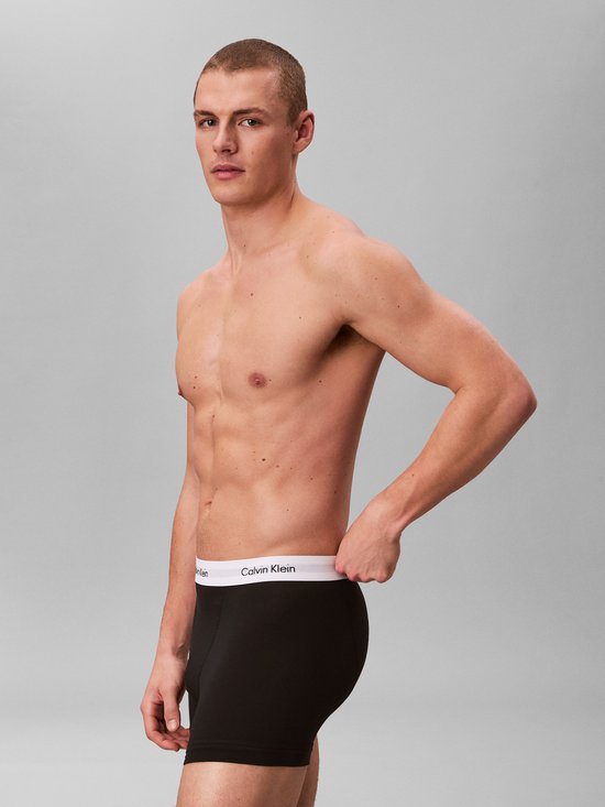 Calvin Klein Underwear Trunk Boxershorts 3-Pack in Zwart