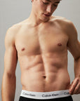 Calvin Klein Trunk Boxershorts 3-Pack in Grijs, Zwart, Wit