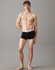 Calvin Klein Trunk Korte Boxershorts 3-Pack in Zwart